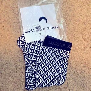 Marine Serre Black & White Leggings Size Small NWT